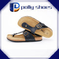 Verão estilo popular Men PU Soft Slipper